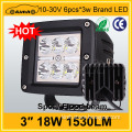 High quality automobile 18w square led work lamp